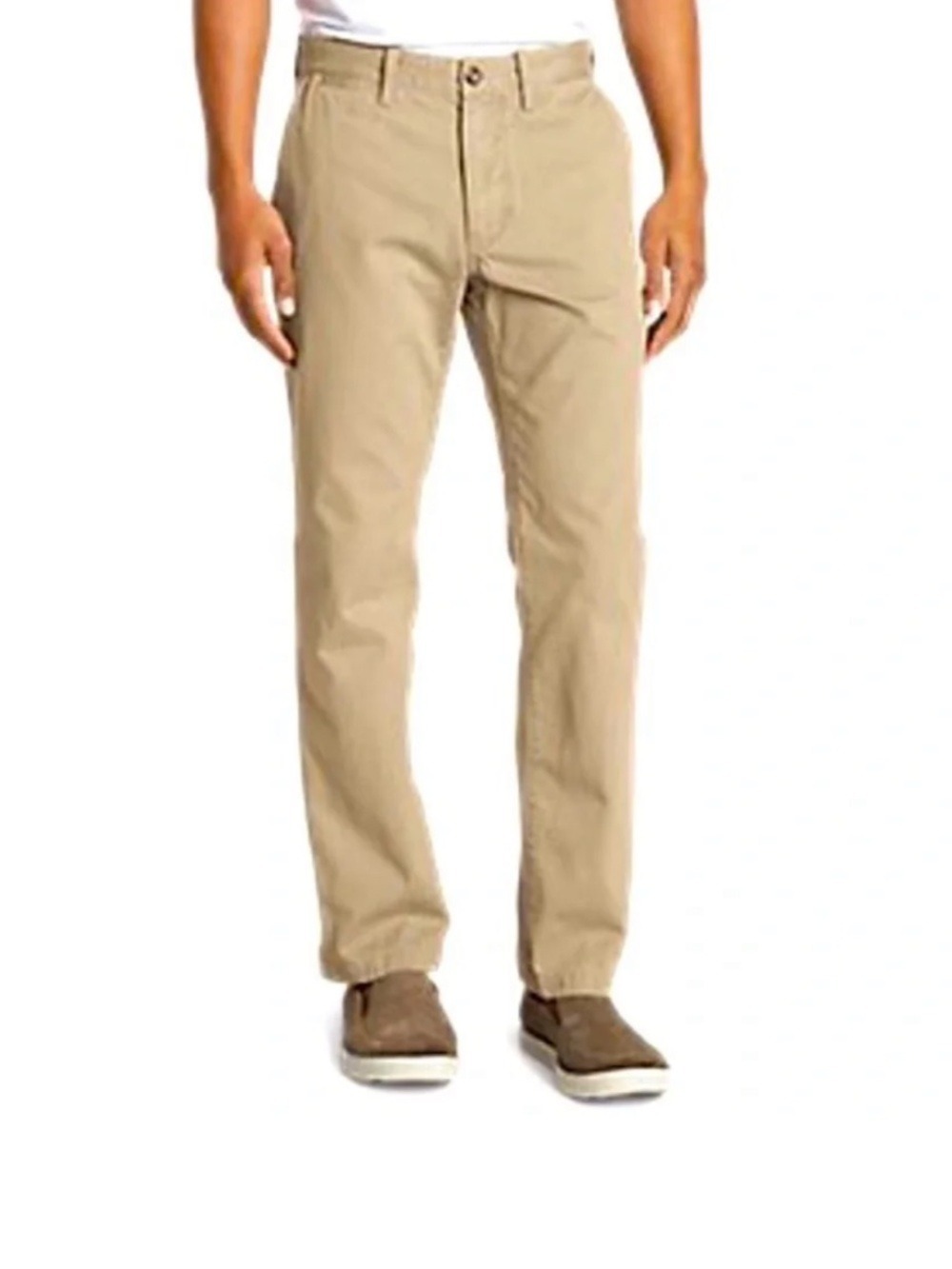 Eddie Bauer Legend Wash Classic Fit Tan Khaki Chino Pants size 36x30